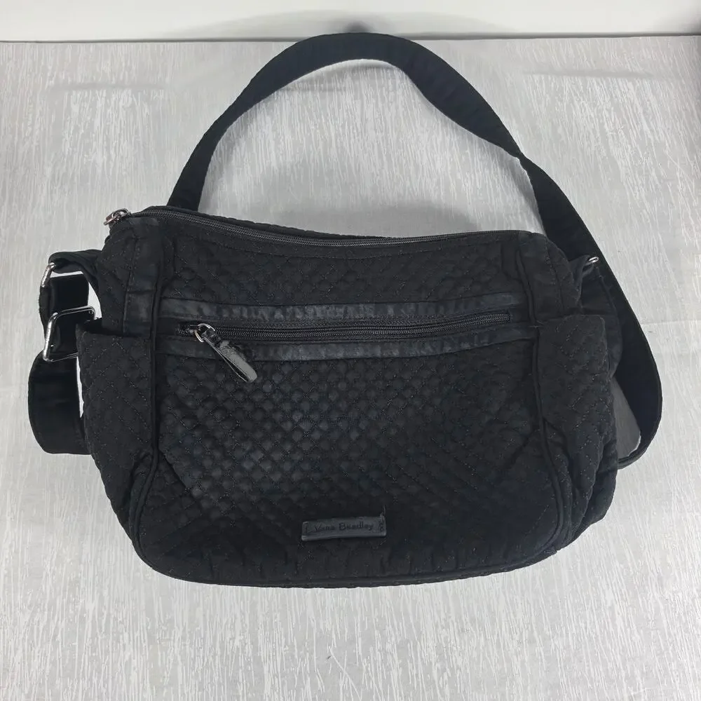 Vera Bradley On The Go Womens Crossbody Bag Black